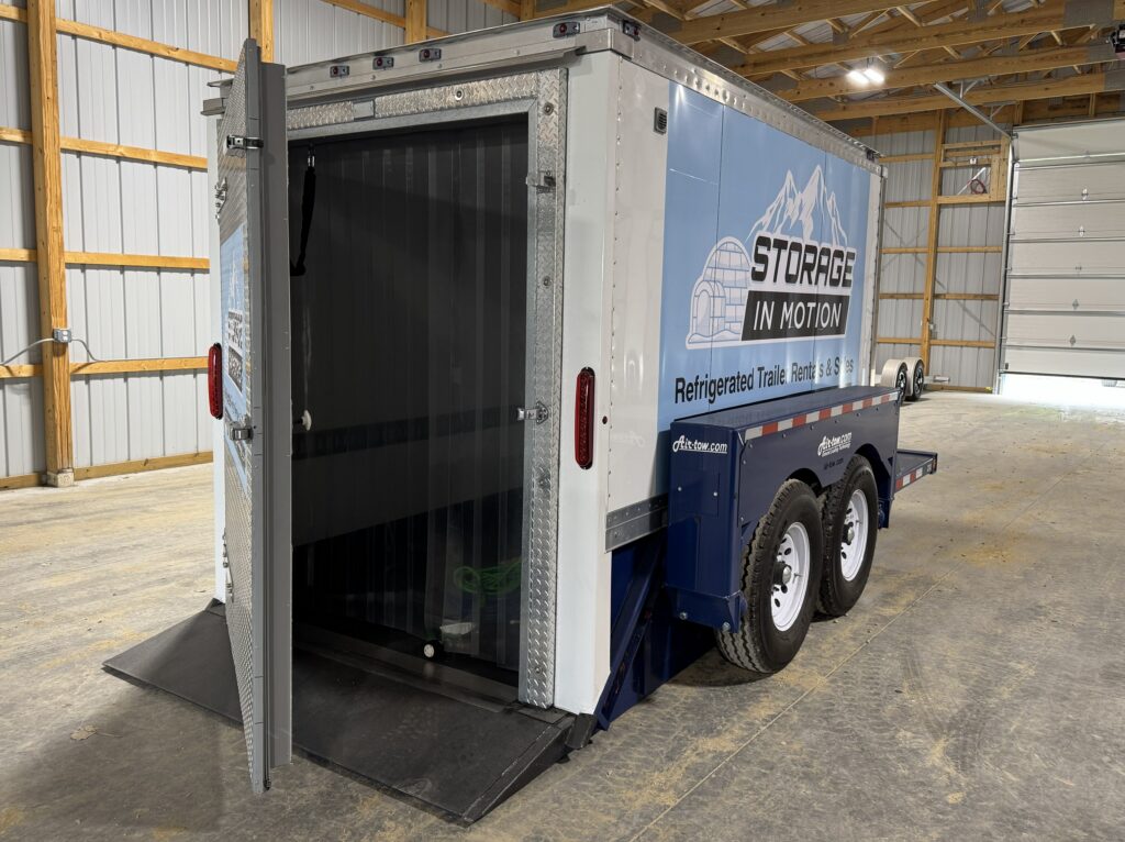 7'x12' Refrigerated Trailer rentals.