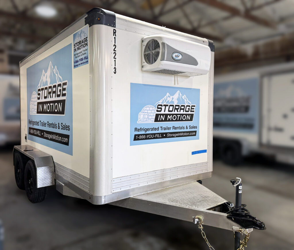 6'x10' Refrigerated Trailer rentals.