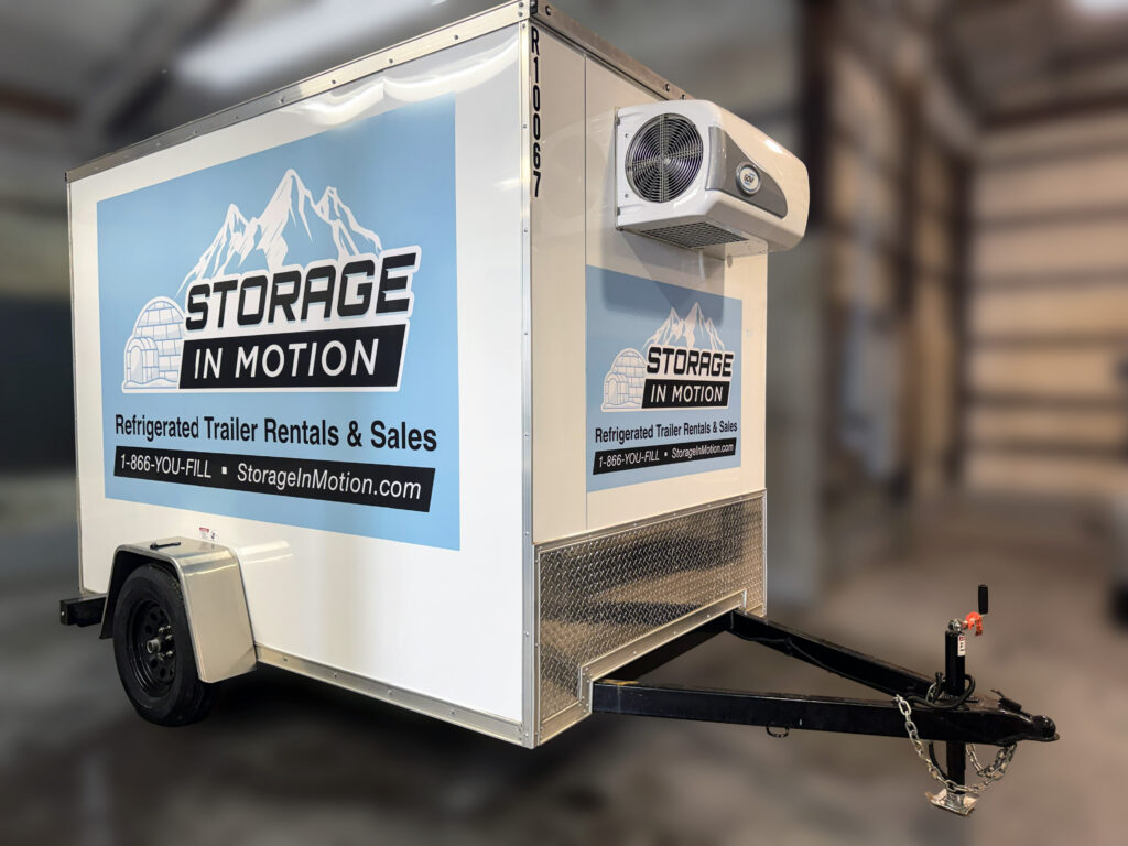 6'x10' Refrigerated Trailer rentals.